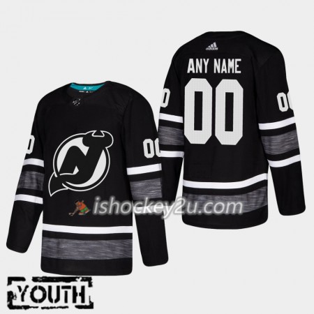 Børn NHL New Jersey Devils Trøje Tilpasset Sort 2019 All-Star Adidas Authentic